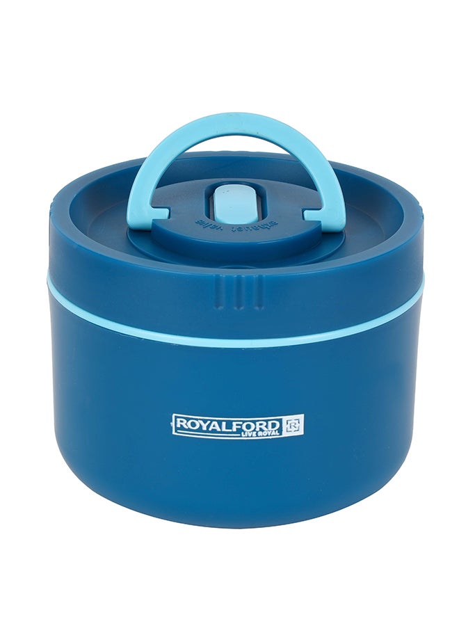 Royalford 600ml Lunch Box - RF12594, Round Tiffin With Stainless Steel Inner, Plastic Body, And Lid - Image 5