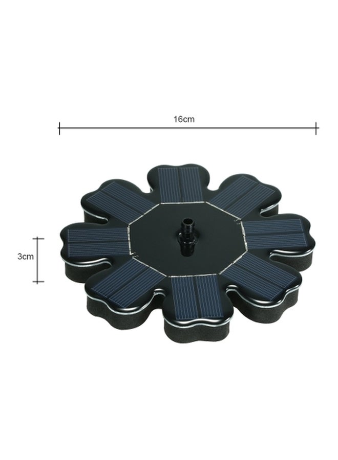 NIBEMINENT Solar Panel Fountain Kit Black 16x16x3cm - Image 5