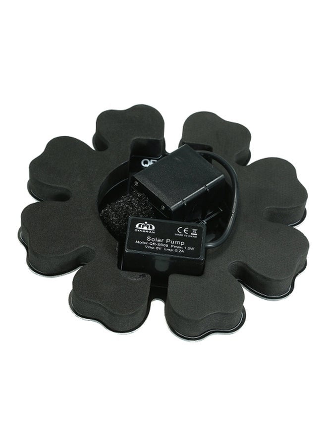 NIBEMINENT Solar Panel Fountain Kit Black 16x16x3cm - Image 2