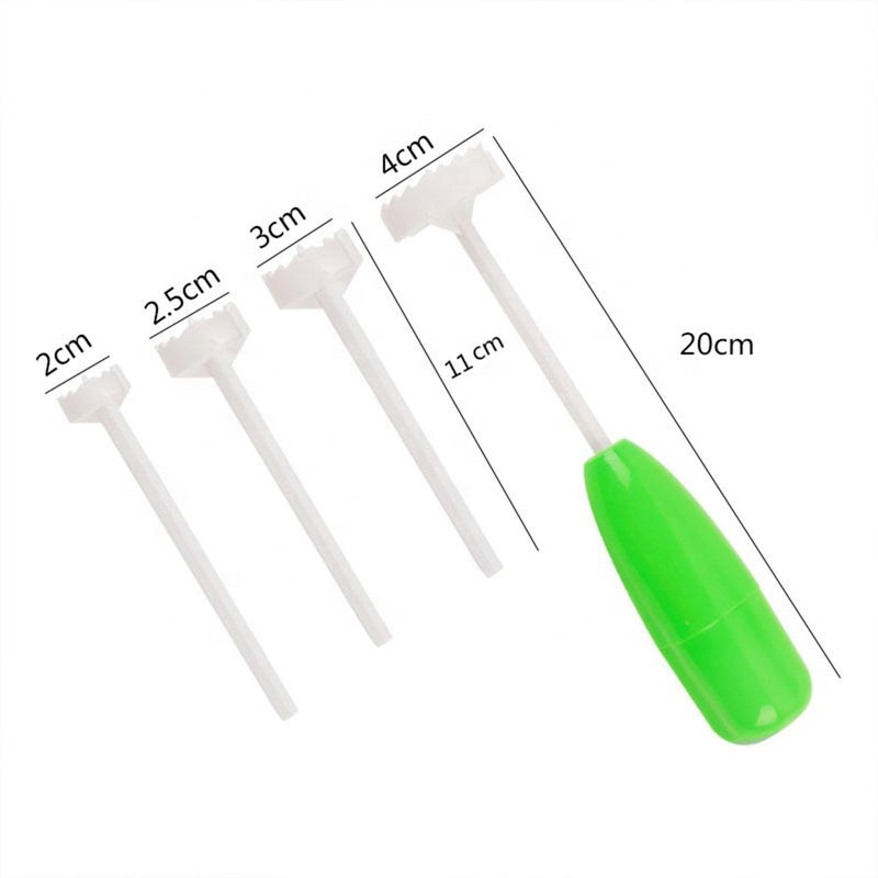 Garth Kitchen Plastic Vegetables Drill Spiral Cutter Spiralizer Digging for Stuffed Vegetable Multicolor - Image 2