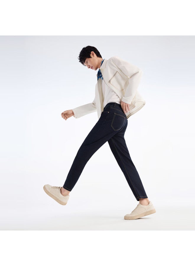 Joeone Men's Jeans Denim Pants S25 Spring Comfortable Breathable Elastic Long Pants For Men - Image 1