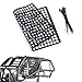 RCLions Rubber RC Car Window Net Luggage Net Vehicle Scale Accessories for 11018 RC Crawler Car Black - Image 3