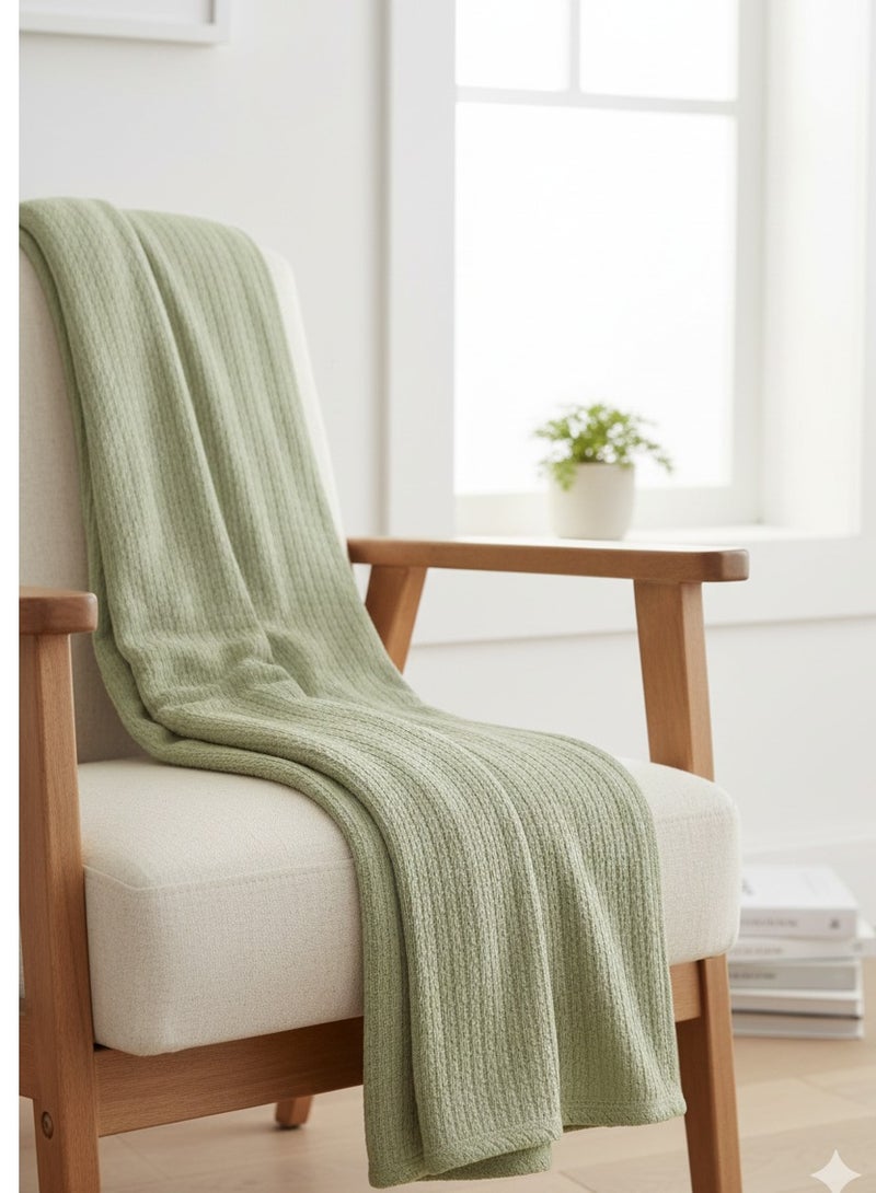 Nile Weave Elegant Egyptian Cotton Orchid Throw Blanket – ultra-soft, lightweight, and beautifully crafted. Enjoy luxurious comfort, breathable warmth, and timeless sophistication in any room. - Image 1