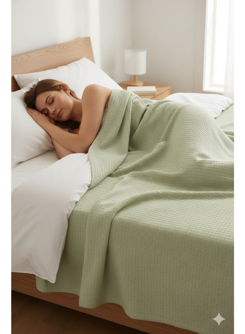 Nile Weave Elegant Egyptian Cotton Orchid Throw Blanket – ultra-soft, lightweight, and beautifully crafted. Enjoy luxurious comfort, breathable warmth, and timeless sophistication in any room. - Image 4