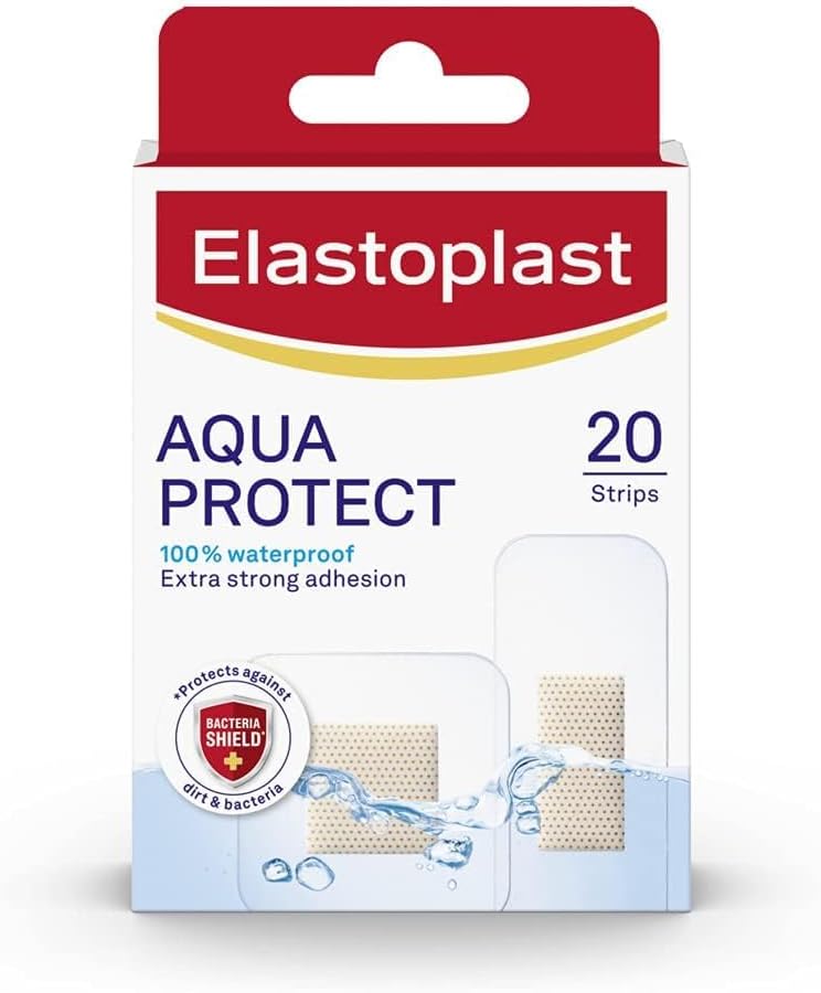 Elastoplast لاصقات إيلاستوبلاست أكوا بروتكت المقاومة للماء - 20 قطعة للسباحة والاستحمام - Image 2