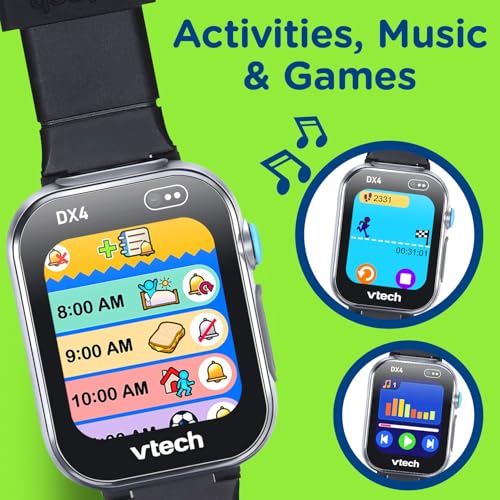 VTech KidiZoom Smartwatch DX4, Black - Image 5
