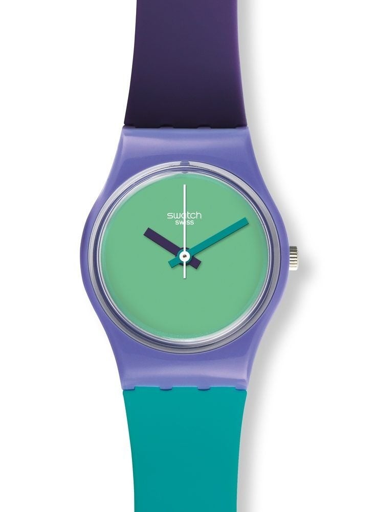 Swatch Women Fun In Blue Quartz Movement Water Resistant Wrist Watch - 25 Mm  - Image 2