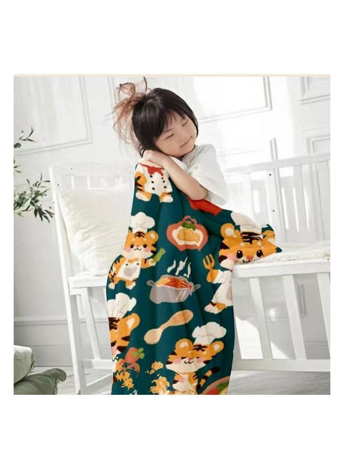 general Flannel thin blanket (warm and comfortable, suitable for sleep, gaming, dust removal and sandproof) 150cm*200cm - 274 - Image 3