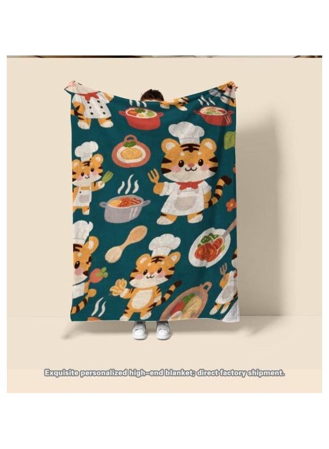general Flannel thin blanket (warm and comfortable, suitable for sleep, gaming, dust removal and sandproof) 150cm*200cm - 274 - Image 4