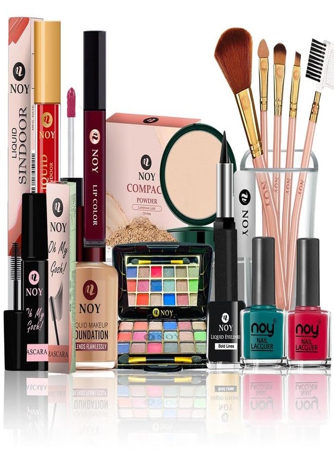 NOY Wildflower Whimsy Floral Inspired Makeup Combo Pack Playful & Youthful 100% Waterproof, Long Lasting & Smudge Proof NO#331 (Pack of-15) - Image 1