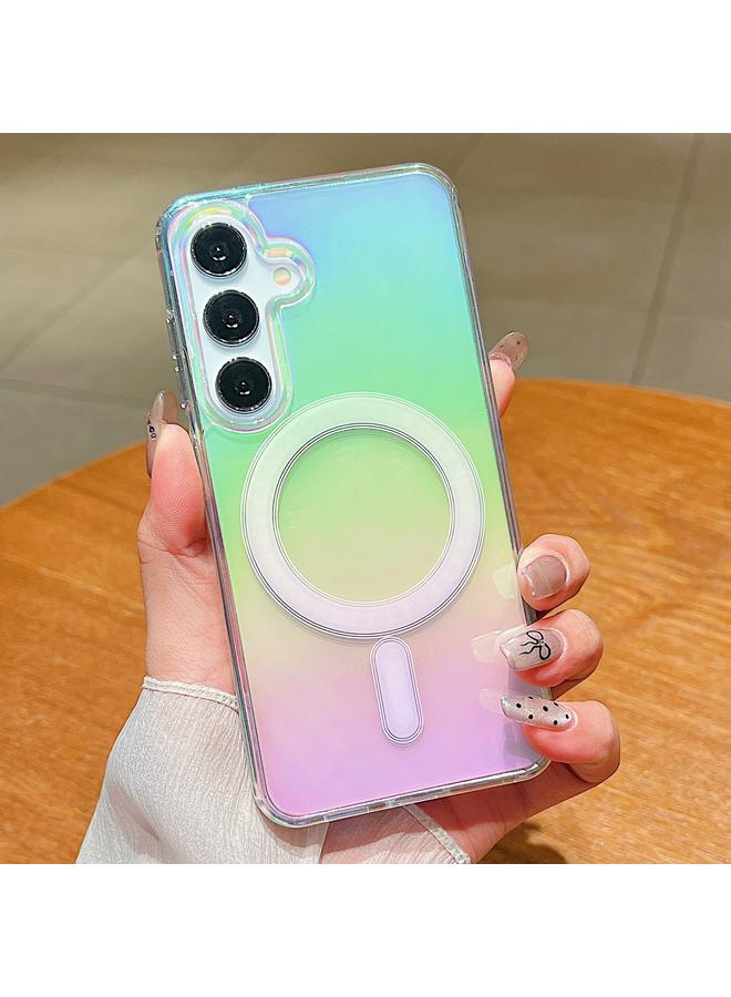 اس-توب جراب لهاتف Samsung Galaxy S24+ 5G بلون متدرج مع وسادة هوائية MagSafe وغطاء كامل للهاتف - Image 1