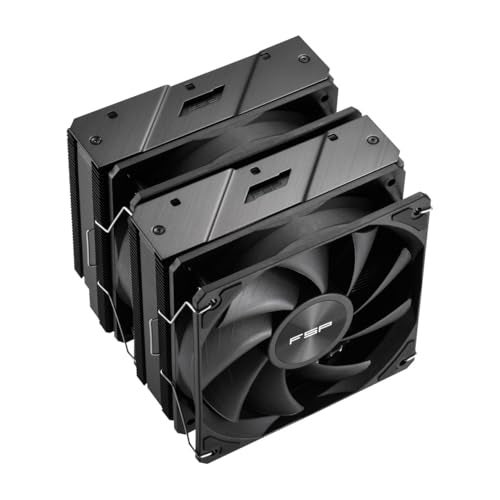 FSP MP7 CPU Air Cooler, Dual Tower with 6 Heat Pipes, LGA 1851/1700/1200, AM4/AM5, 120mm Quiet PWM Fan(MP7-B) - Image 5