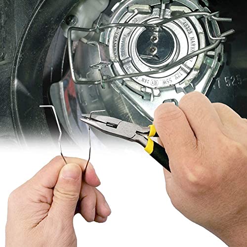 TEANTECH Bulb Retaining Spring Clips for H1/ H3 /H4 /H7-9 PCs Bulb Universal Car Headlight Clamp Headlamp Dip Dipped Beam Bulb Hoder - Image 5
