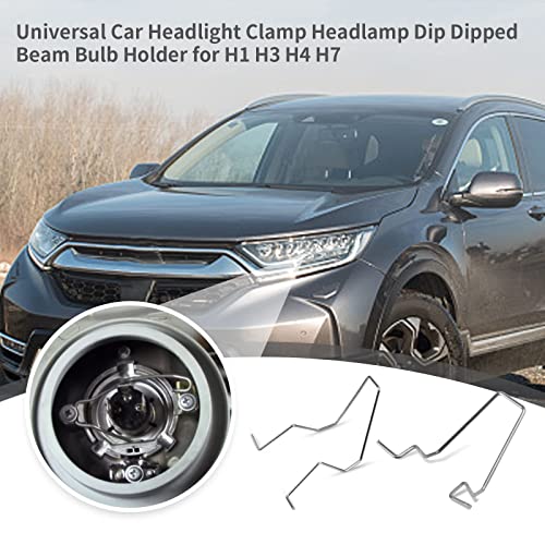 TEANTECH Bulb Retaining Spring Clips for H1/ H3 /H4 /H7-9 PCs Bulb Universal Car Headlight Clamp Headlamp Dip Dipped Beam Bulb Hoder - Image 3