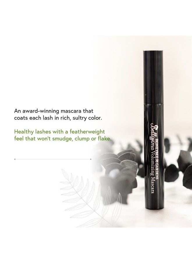Honeybee Gardens Bellissima Volumizing Black Mascara (Black Lace) | Unleash Your Inner Beauty | Vegan, Gluten Free, Cruelty Free, Black Lace, Net Wt. 0.13 oz. / 3.8g  - Image 1