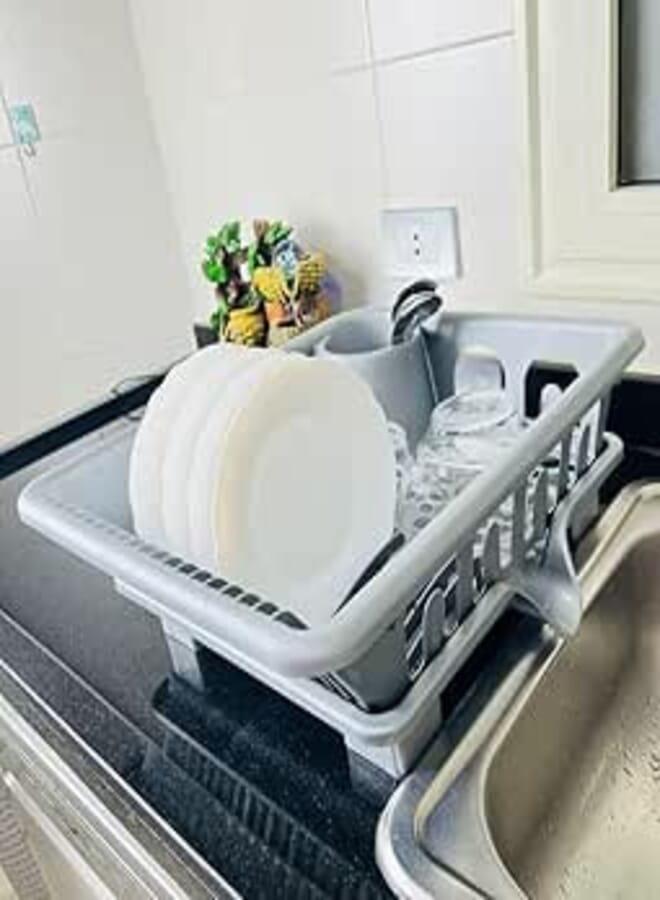 Spaceshoop HAPPY HOME Reiki Base Drying Rack for Dishes, Spoons and Cups