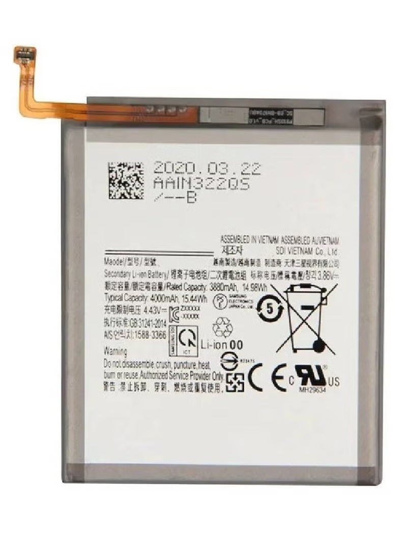 MUNTAQI Replacement Internal Premium Battery Compatible for Samsung Galaxy A25 – High-Capacity Rechargeable Li-ion Battery for Long-Lasting Power, Fast Charging Support, Easy DIY Installation & Stable Performance – Ideal for Fixing Battery Drain & Overheating - Image 1