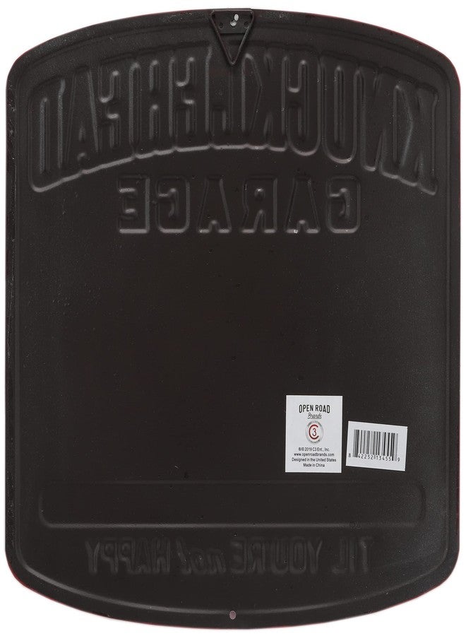 Open Road Brands The Three Stooges Knucklehead Garage Embossed Metal Sign - Vintage Three Stooges Sign for Garage or Man Cave - Image 3