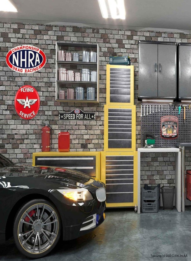 Open Road Brands The Three Stooges Knucklehead Garage Embossed Metal Sign - Vintage Three Stooges Sign for Garage or Man Cave - Image 5