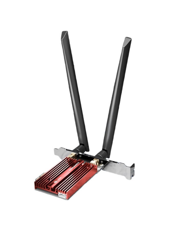 Comfastcf-Be200Pro Wifi 7 Wireless Network Adapter Be8800, Desktop Computer Internal Pcie Interface, Wireless Bluetooth 5.4 Dual-Band Dual-Mode Gigabit 5G Wifi Receiver - Image 1