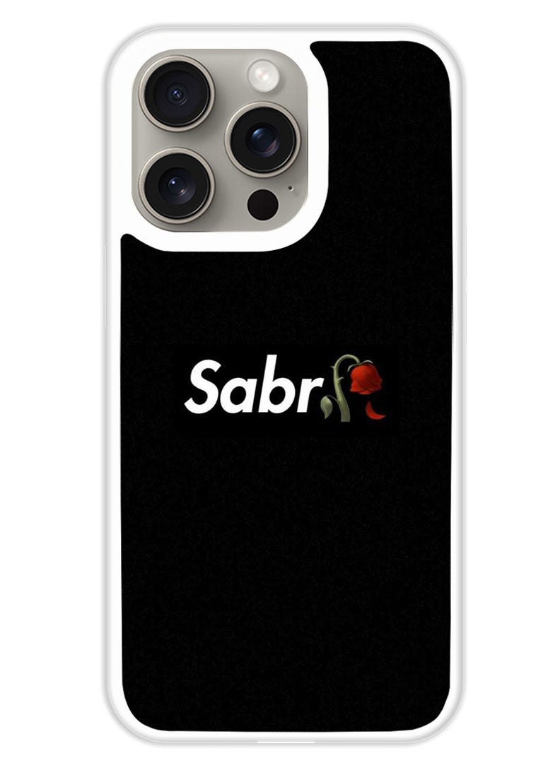 Theodor Protective Case Cover For APPLE IPHONE 15 Pro Sabr (White Bumper) - Image 1