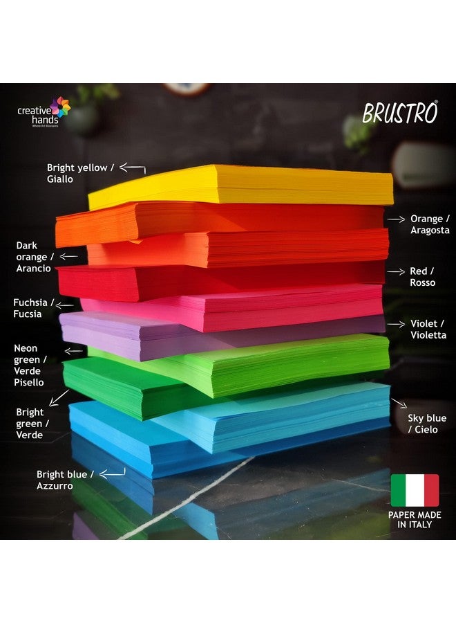 بروسترو ورق بروسترو كوبيتينتا متعدد الألوان، زاهٍ وناعم، للحرف اليدوية | مقاس A4 | 80 جرامًا للمتر المربع | عبوة من 40 ورقة (10 ألوان × 4 ورقات) | مثالي لأفكار الأوريجامي، والمكتب، والطباعة، والقرطاسية، وفنون "اصنعها بنفسك"، والحرف اليدوية، والطلاب، والبالغين - Image 3