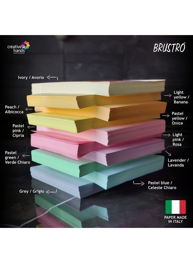 بروسترو ورق بروسترو كوبيتينتا متعدد الألوان، زاهٍ وناعم، للحرف اليدوية | مقاس A4 | 80 جرامًا للمتر المربع | عبوة من 40 ورقة (10 ألوان × 4 ورقات) | مثالي لأفكار الأوريجامي، والمكتب، والطباعة، والقرطاسية، وفنون "اصنعها بنفسك"، والحرف اليدوية، والطلاب، والبالغين - Image 4