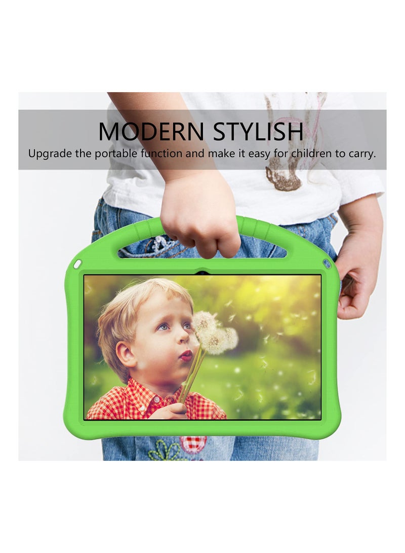 SYOSI Kids Tablet Case for Lenovo Tab P11 Case 11 Inch 2020 TB J606F J606X Tab P11 TB J606F Case Durable Lightweight EVA Shockproof Handle And Stand Feature Protective Cover Green - Image 5