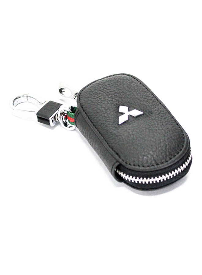 NIBEMINENT Mitsubishi Logo Key Fob Case With Carabiner Hook - Image 1