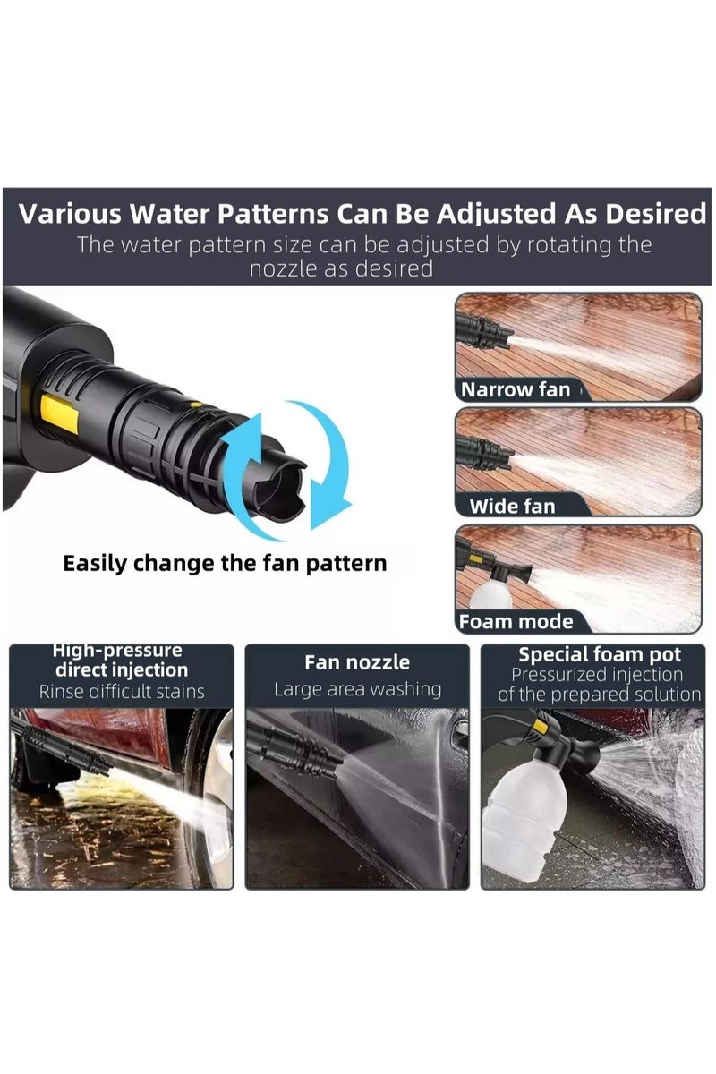 ET-LIFE Electric Pressure Washer 3500W 2610PSI - 4 Different Nozzles and 33FT Hose, for Car,for Cars,Garden, Yard, Fence, Driveway - Image 5