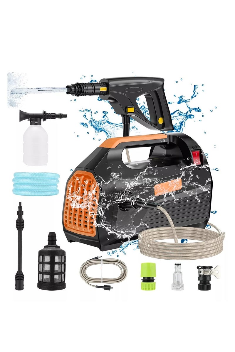 ET-LIFE Electric Pressure Washer 3500W 2610PSI - 4 Different Nozzles and 33FT Hose, for Car,for Cars,Garden, Yard, Fence, Driveway - Image 1