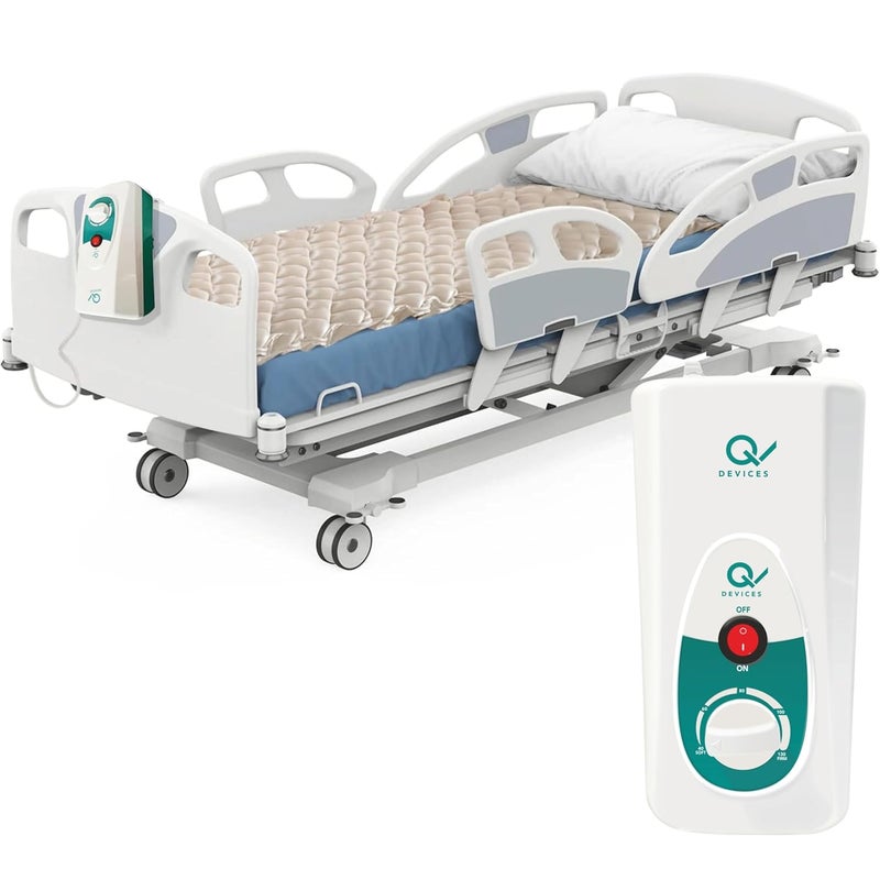 Q DEVICES Anti-Decubitus Anti-Bedsore Air Mattress 1 Year Replacement Warranty, Beige - Image 1