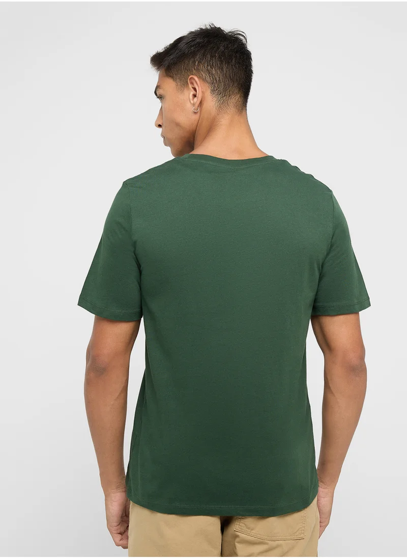 جاك اند جونز Graphic Crew Neck T-Shirt