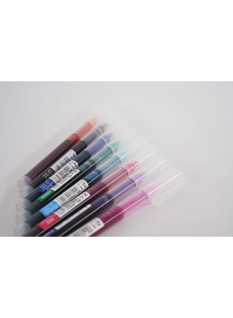 ام اند جي M&G liquid roller pen set 0.5  8 colors - Image 3