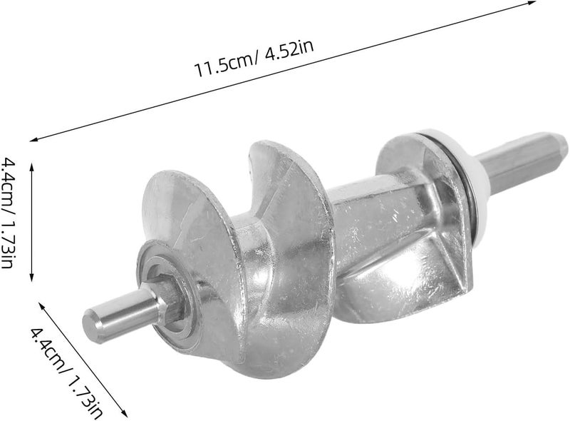Meat Grinder Screw Part: 4.5" Stainless Steel Replacement Screw Rod for Electric Meat Grinder Accessories Home Mincer Supply Compatible with Moulinex - Image 4