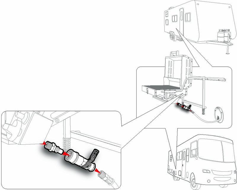 Camco 59853 Propane Quick Connect Kit - Valve & Full Flow Plug - Image 3