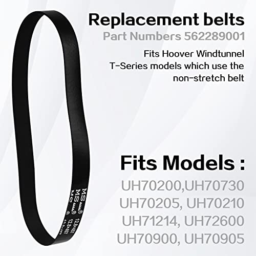 Ximoon Vacuum Belt 562289001 Replacement for Hoover Windtunnel T-Series Vacuum UH70200, Fit UH70210 UH70105 UH70120 UH71214 UH71215 UH71250 UH72600-4 Pack - Image 5