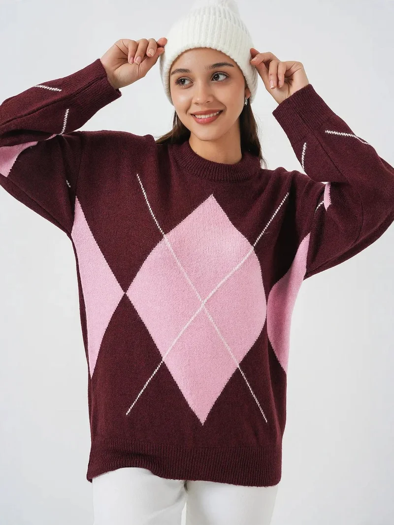 بيغ دارت كنزة صوفية كبيرة الحجم من