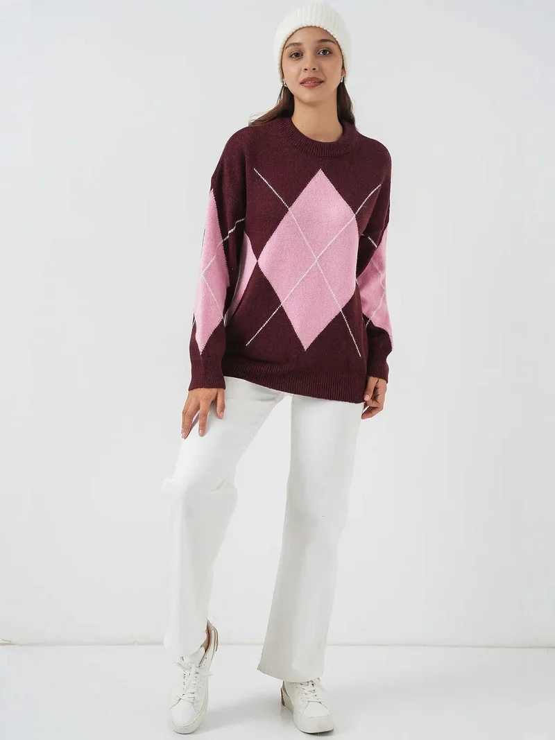 بيغ دارت كنزة صوفية كبيرة الحجم من