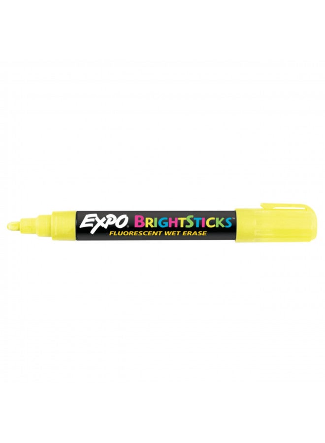 EXPO Bright Sticks Wet Erase Fluorescent Markers, Bullet Tip, Assorted Colors, 5 Count - Image 5