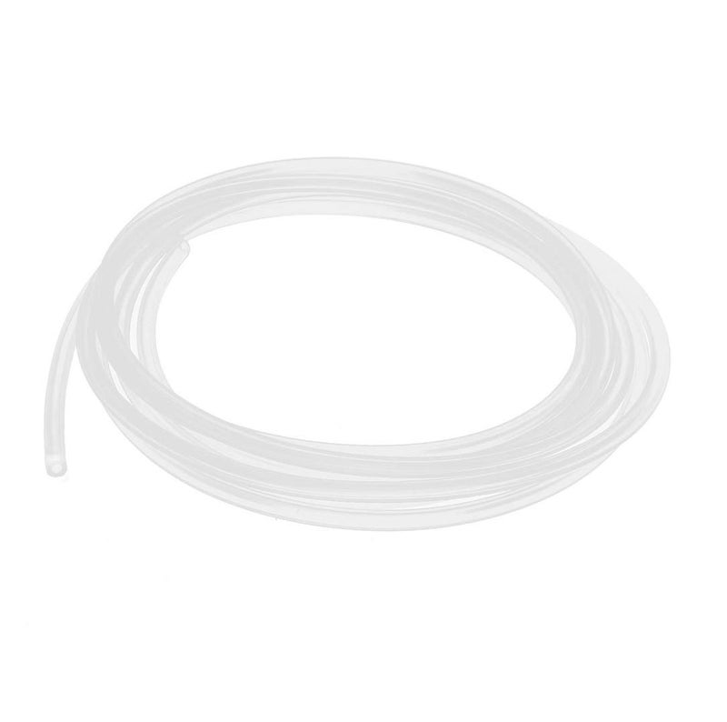 YXQ YXQ 10Ft Silicone Tube 2mm ID Hose Rubber Flexible Clear Tubing Pipe Water Air for Pump Transfer (2mm x 3mm, Clear)  - Image 1