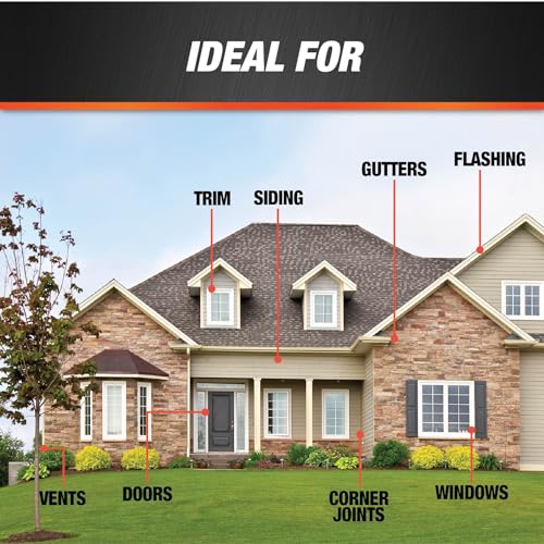 DAP 100% Silicone Rubber Window, Door, and Siding Sealant, Black 9.8 Oz (7079808642) - Image 4