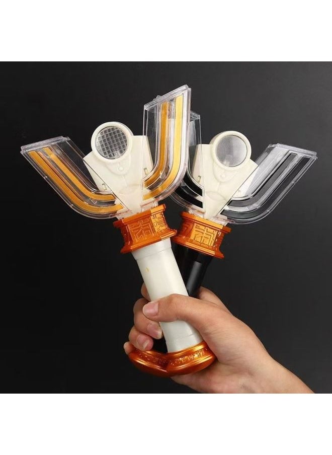 Generic - Diga's Toys Terriga Transformer Light Stick Dark Sparks Superman Soft Gum Doll Children's Toy Suit-Color:Divine Light Stick + Galaxy Spark To Get Ultraman Card - Image 1