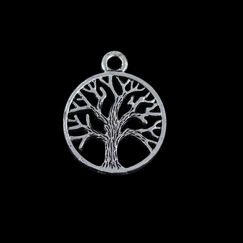 klarako30Pcs Vintage Tree of Life Charm Pendants for DIY Jewelry Making Necklace Bracelet Earrings 2.4 x 2cm - Image 4
