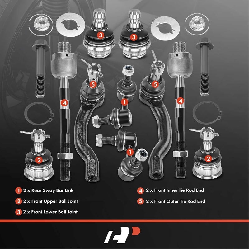 A-Premium 10-Piece Suspension Kit for Nissan Pathfinder - Image 2