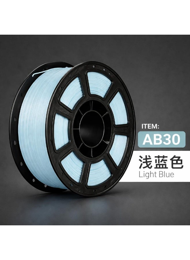 RobotGCC PLA Light Blue 3D Printer Filament 1.75mm 1KG, Smooth Extrusion, Low Warping, Strong Layer Adhesion, Easy-to-Print Material for FDM 3D Printers, Models and Prototypes - Image 2