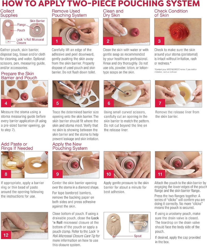 Hollister New Image Lock 'n Roll Drainable Pouch - Beige, 1-3/4" (44 mm), 10 Count - Image 5