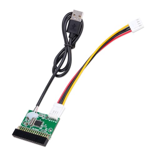 KOOBOOK 1Pcs 1.44MB 3.5" Floppy Drive Connector 34 PIN 34P to USB Cable Adapter PCB Board with Power Cable - Image 1