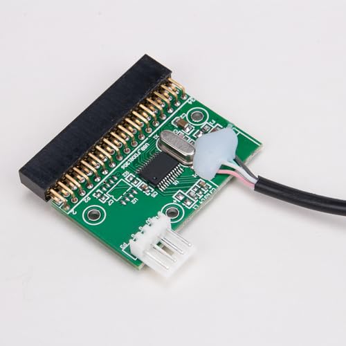 KOOBOOK 1Pcs 1.44MB 3.5" Floppy Drive Connector 34 PIN 34P to USB Cable Adapter PCB Board with Power Cable - Image 2