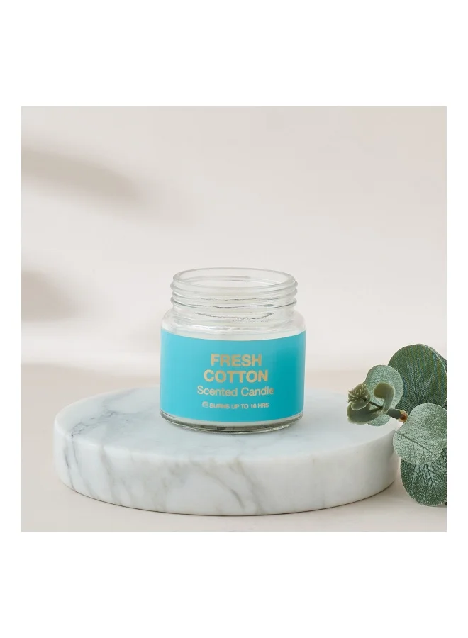 لايف ستايل Fresh Cotton Scented Jar Candle